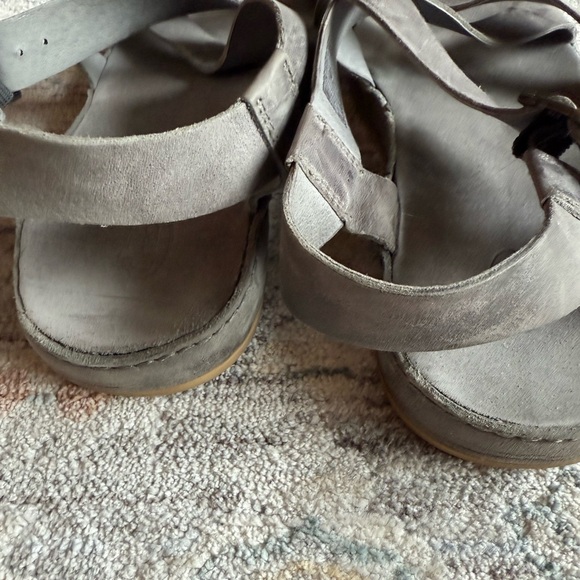 Chaco Wayfarer Sandals, Gray Leather - Picture 5 of 10